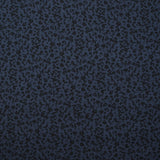 Satin de viscose imprimé mini léopard fond marine