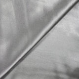 Satin duchesse polyester argent