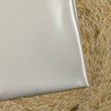 Satin duchesse stretch blanc cassé