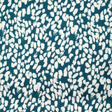 Satin polyester tache fond vert