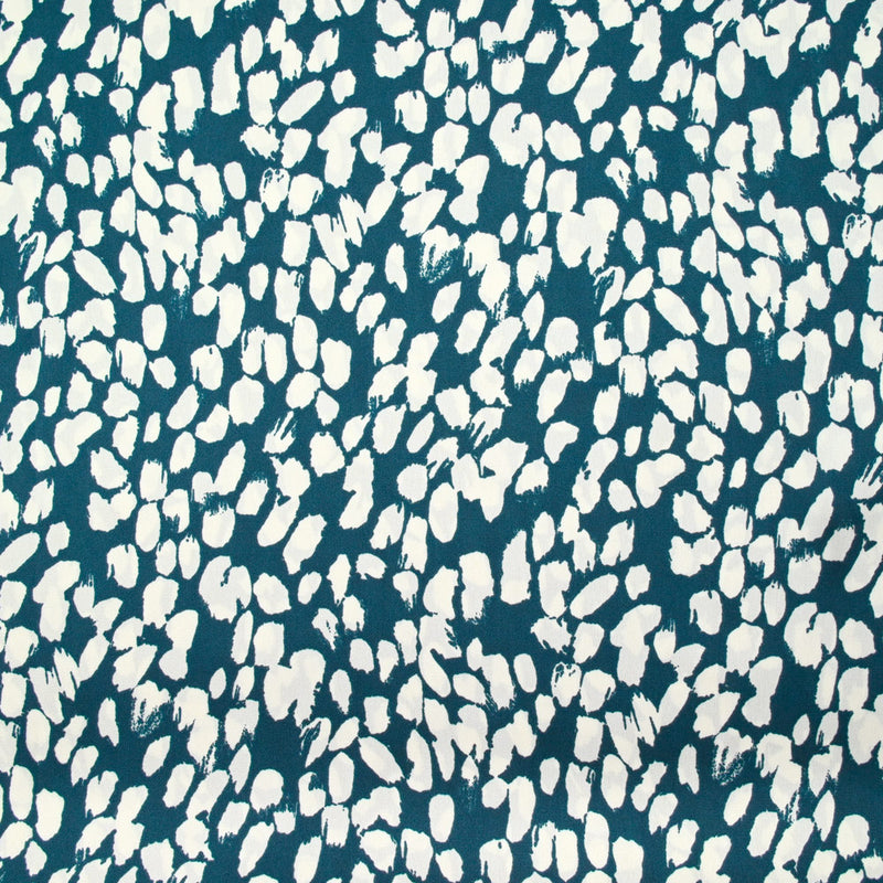 Satin polyester tache fond vert