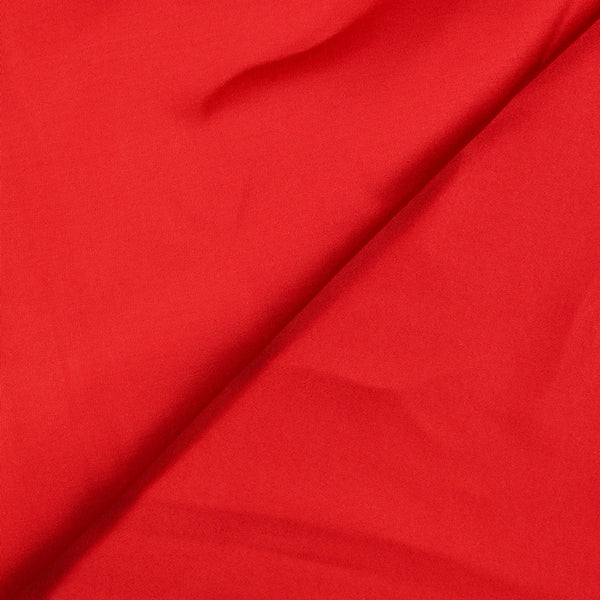 Satin viscose rouge
