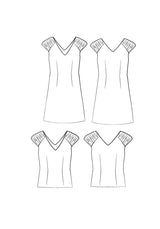 Sewing pattern Petula dress
