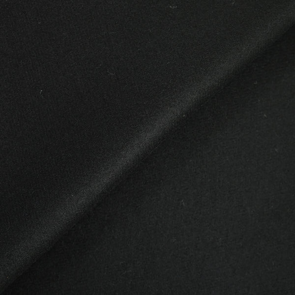 Sergé de 100% laine noir charbon