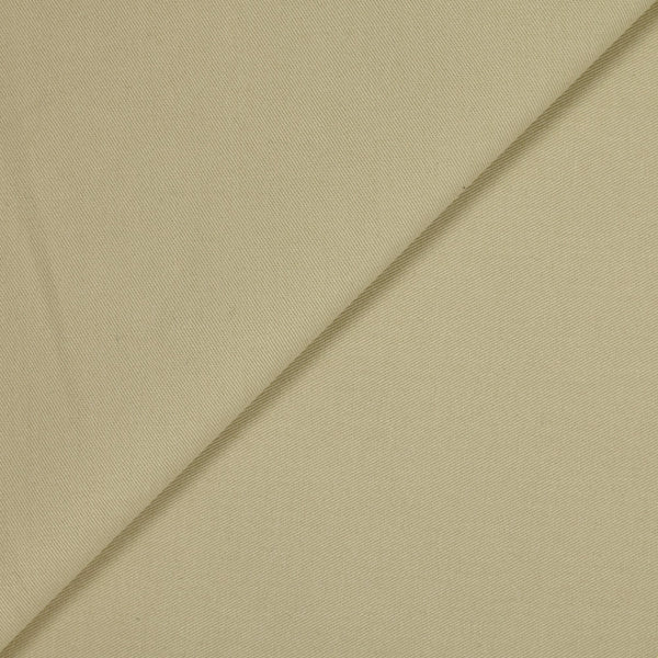 Sergé de coton élasthanne beige