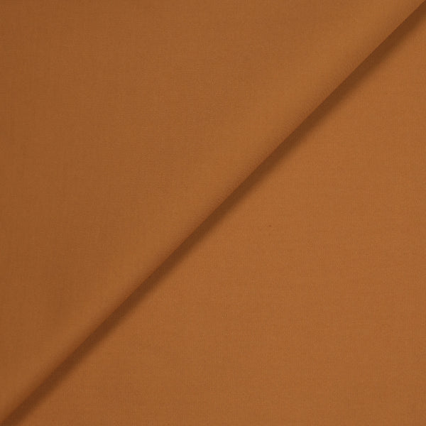 Sergé de coton élasthanne orange brûlé