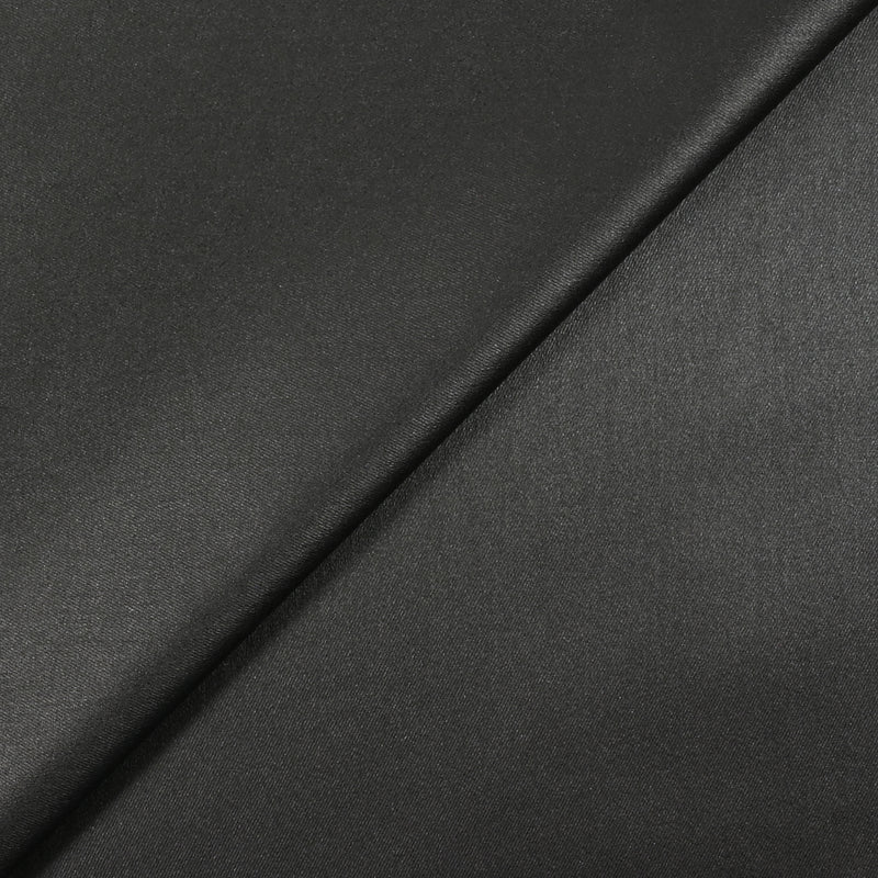 Sergé de coton imperméable noir