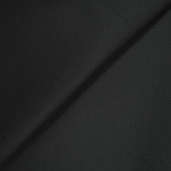 Sergé de laine mélangée noir