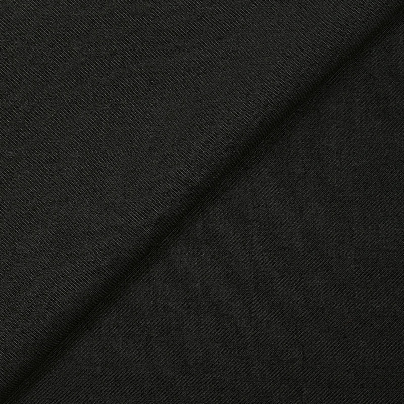 Sergé de laine noir