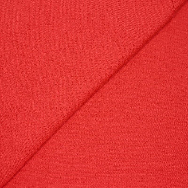 Sergé de polyester doupionné orange
