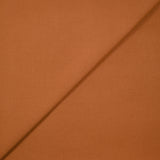 Sergé polycoton orange brûlé