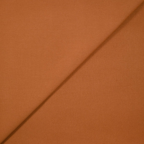 Sergé polycoton orange brûlé
