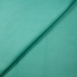 Sergé soie et polyester épais vert turquoise