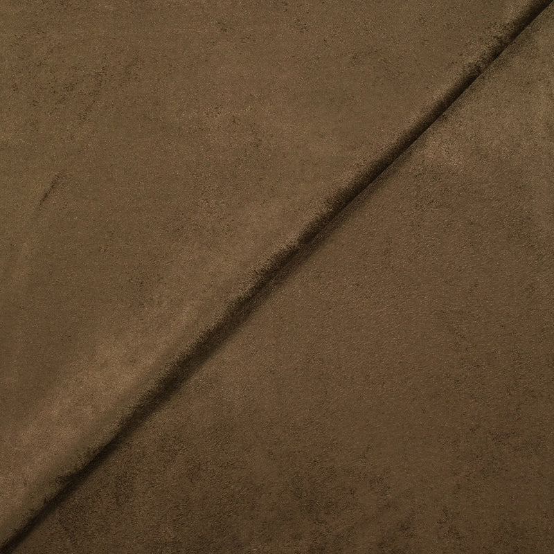 Suédine fine marron chocolat