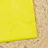 Tissu imperméable fin polyester jaune néon