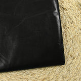 Tissu sergé de viscose enduit imperméable noir