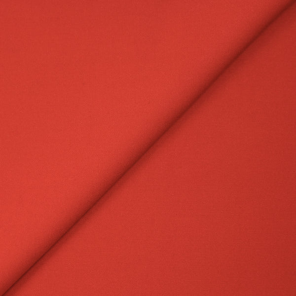 Tissu tailleur 100% laine rouge feu
