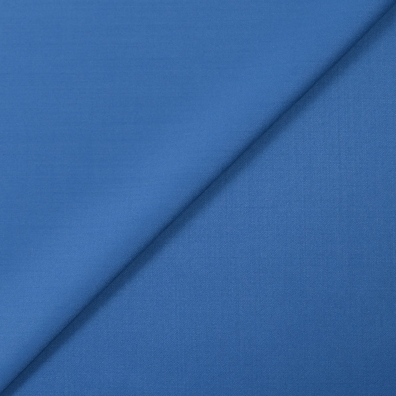 Tissu tailleur 100% laine Super 110's bleu céruléen