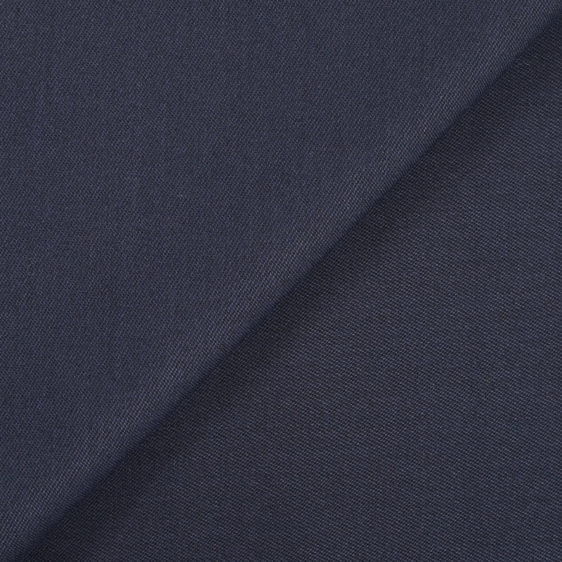 Tissu tailleur laine mélangée sergé marine
