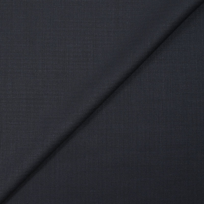 Tissu tailleur Super 130's laine et lin bleu nuit