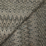 Tweed de coton et soie chevrons gris clair et écru