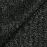 Tweed polycoton lurex noir et gris