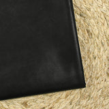 Twill de coton enduit noir