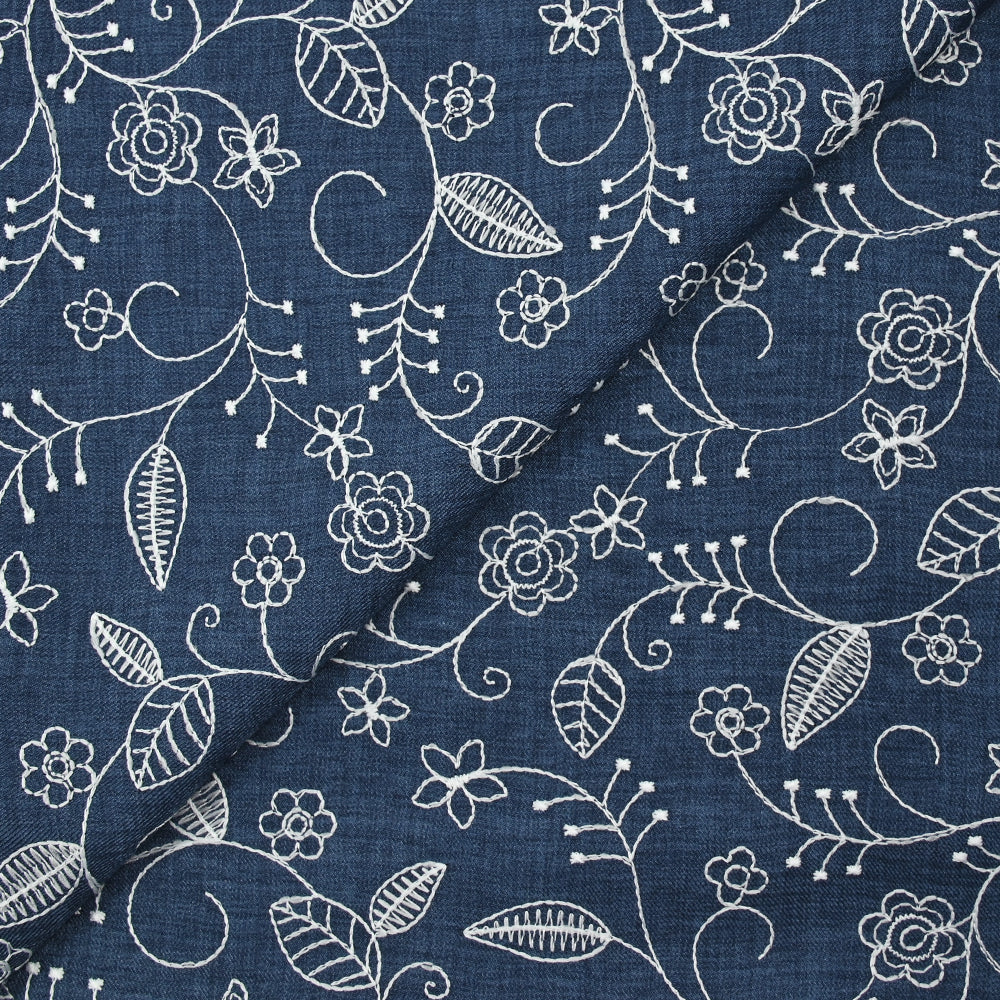 Patch Thermocollant Epica - Broderie Metal Floral 7,6x5,1cm