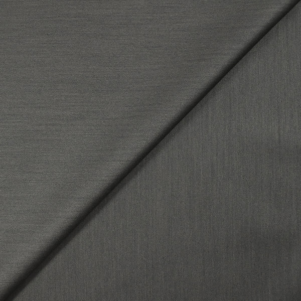 Twill de polyviscose ciré anthracite