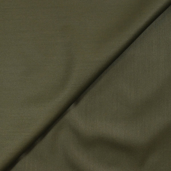 Twill de polyviscose ciré kaki