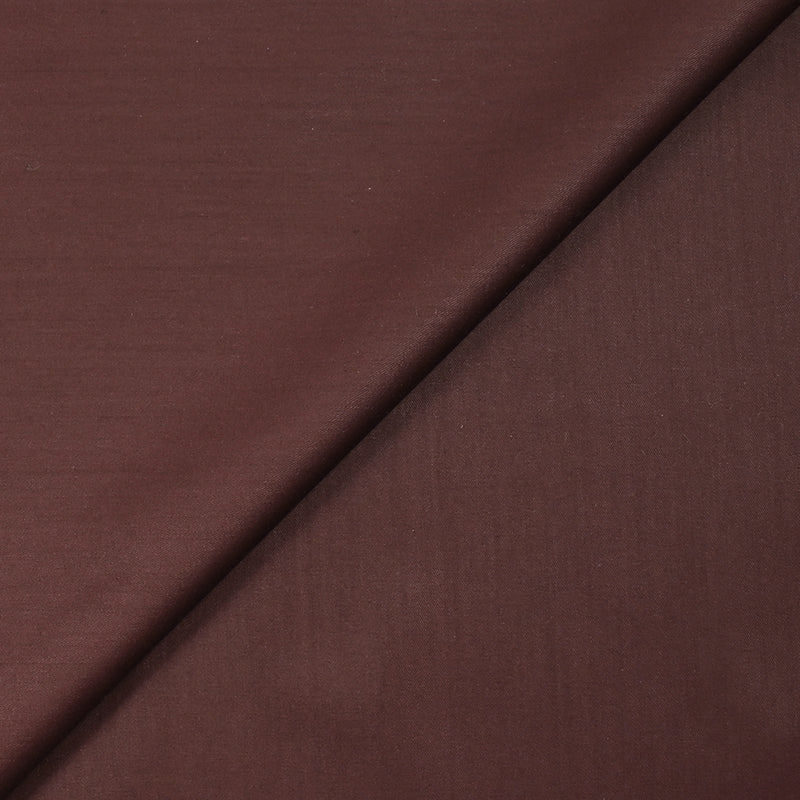 Twill de polyviscose ciré lie de vin