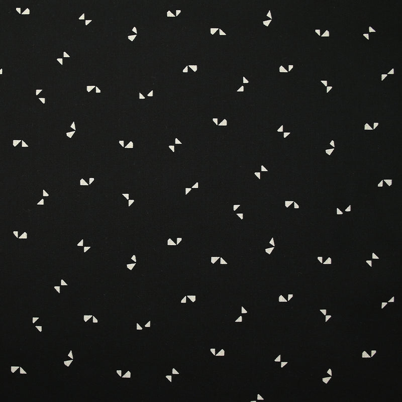 Twill de viscose imprimé butterfly fond noir