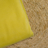 Velours 100% coton côtelé jaune