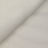 Velours côtelé polycoton 5 mm blanc cassé