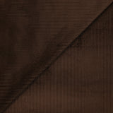 Velours côtelé coton 3 mm chocolat
