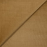 Velours côtelé coton élasthanne 2 mm camel
