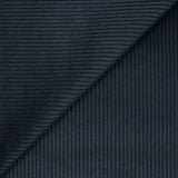 Velours côtelé de coton 4mm bleu nuit