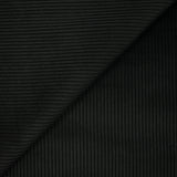 Velours côtelé de coton 4mm noir