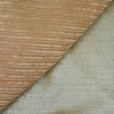 Velours côtelé fourré double face beige