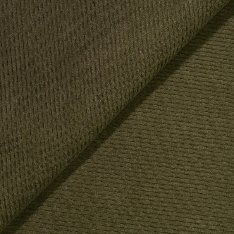 Velours Velours côtelé polyester 3 mm vert olive – Les Coupons de Saint-Pierre