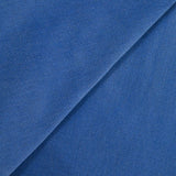 Velours de coton ras Annick bleu