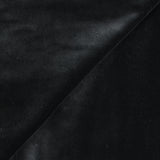 Velours de coton ras noir