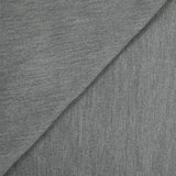 Velours de coton ras sergé double face gris et bleu jean's