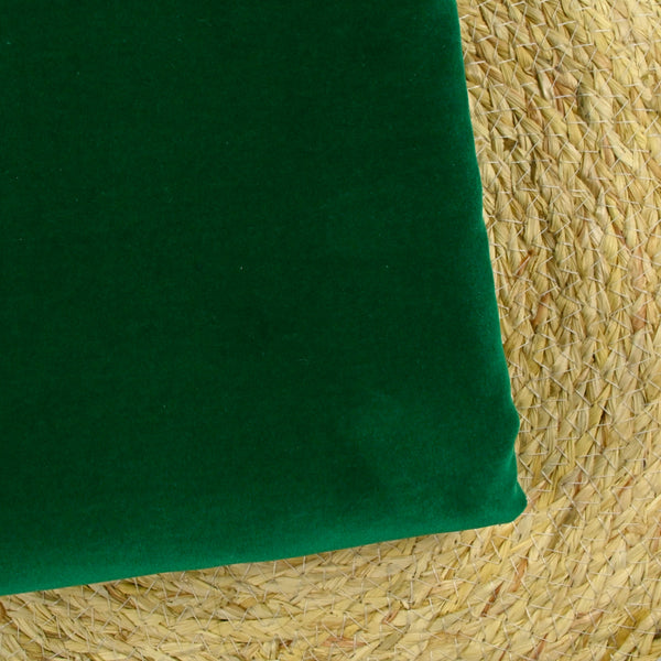 Velours de coton ras vert sapin