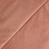 Velours de polyester côtelé 2 mm rose des bois