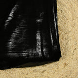 Velours de polyester Lurex uni noir