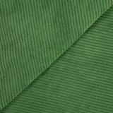 Velours polyester côtelé matcha