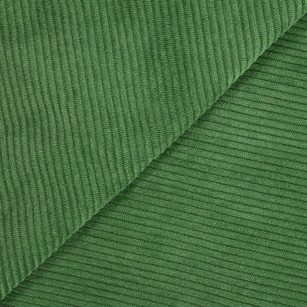 Velours polyester côtelé matcha