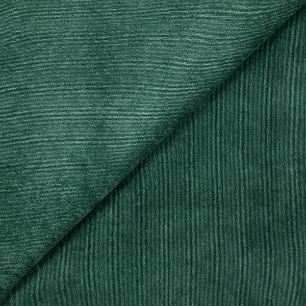 Velours polyester fine côte vert pin