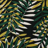 Viscose imprimée jungle fond noir